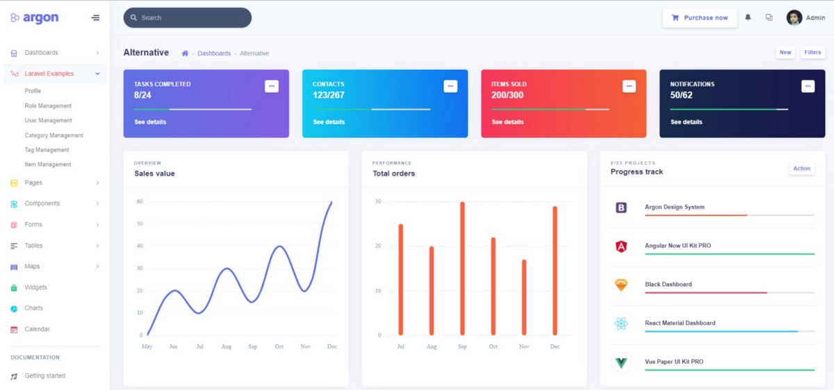6 Web Apps You Can Start Building Right Away with Argon Dashboard Pro Laravel