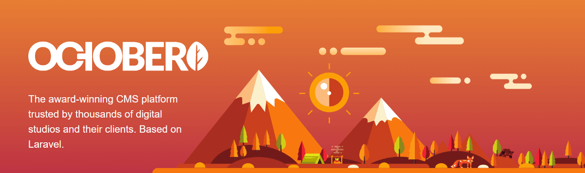 October  CMS  —  Laravel  based  CMS