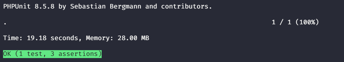TDD with PHPUnit in Laravel