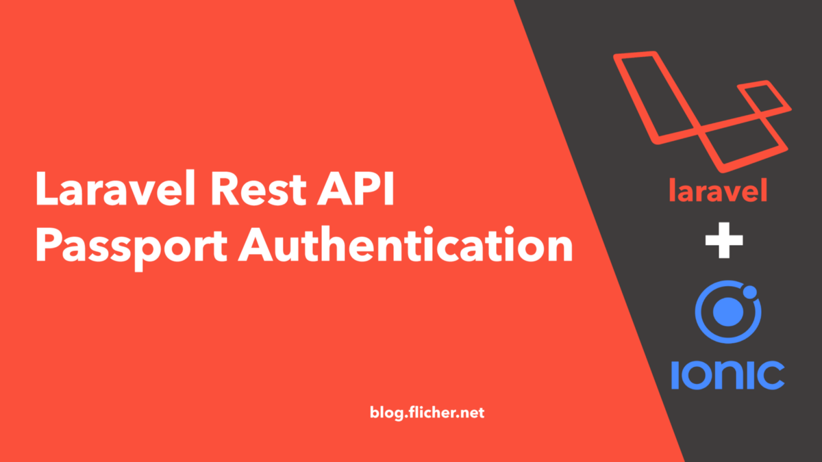 Laravel Rest API Passport Authentication for Ionic App