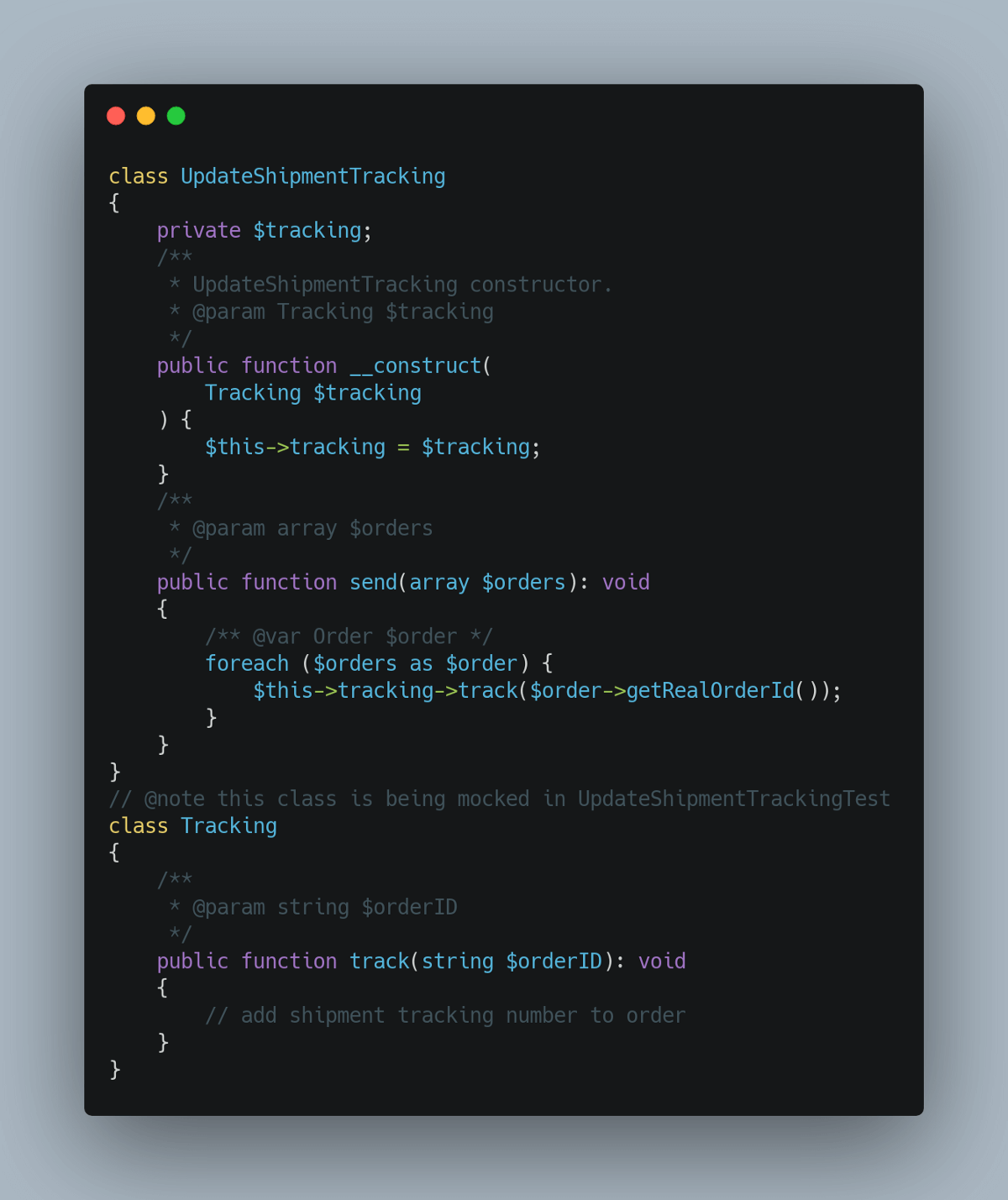PHPUnit — How to unit test a method with no return value?