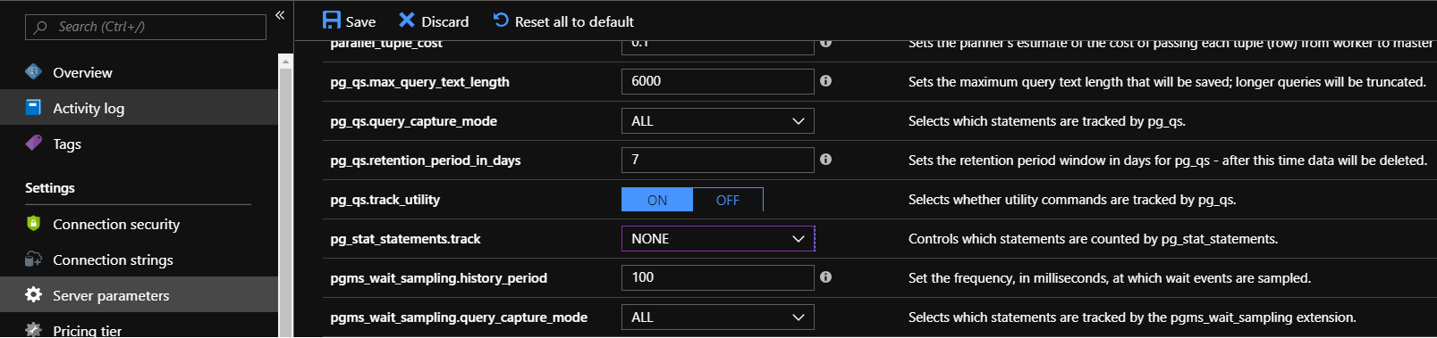 Performance troubleshooting using new Azure Database for PostgreSQL features