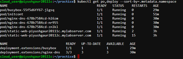 Sorting Output In Kubernetes – WarDaddy – Medium