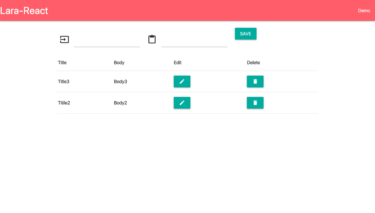 Laravel React Boilerplate | Laravel Tutorial | CRUD A