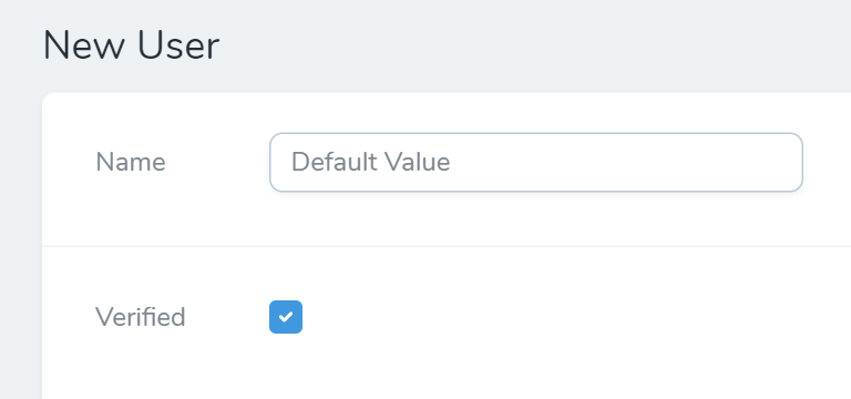 Default values for Nova fields