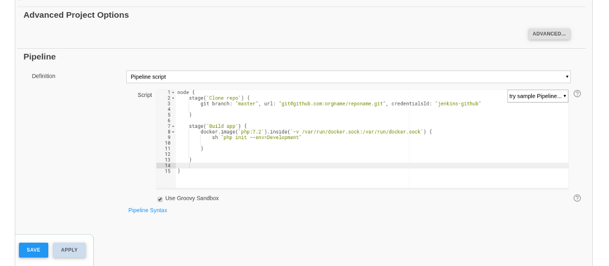 Jenkins: running PHPUnit from Codeception by a Pull Reguest in Github and A