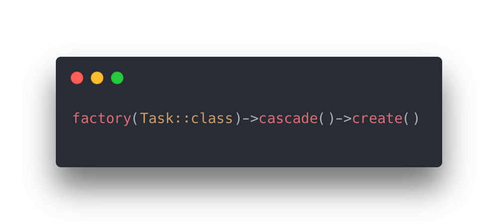 Cascading Laravel Factories