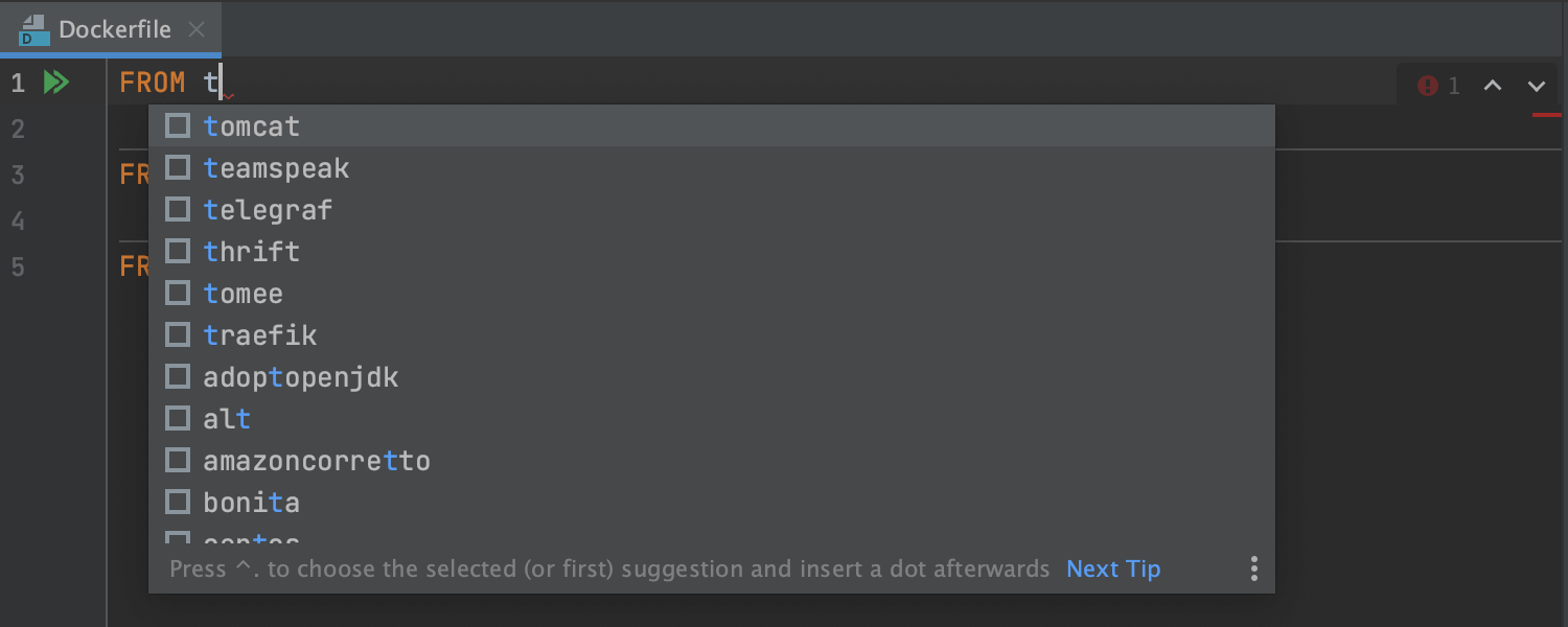 Docker and Kubernetes Updates in IntelliJ IDEA 2021.1
