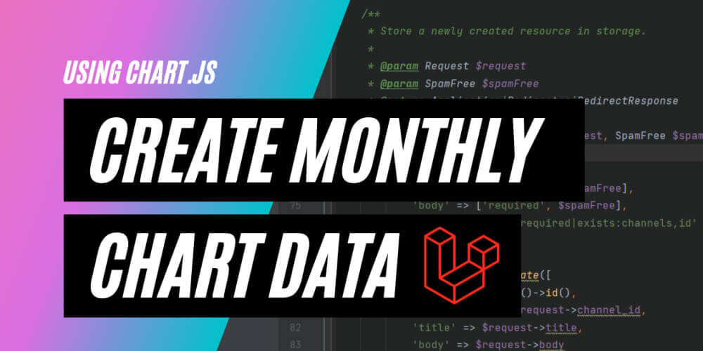 Generate monthly chart data with Eloquent &amp; Carbon