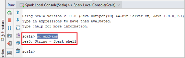 Azure Toolkit for IntelliJ – Spark Interactive Console
