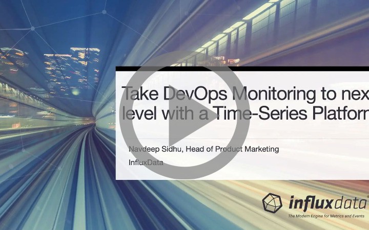 Take DevOps Monitoring to Next Level With a Time-Series Platform