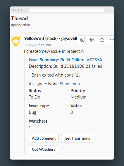 Azure DevOps build failures creates a Jira ticket – YellowAnt