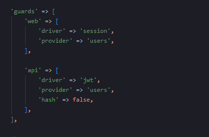 Laravel JWT API Authentication