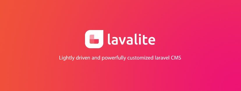 The Lavalite Content management system